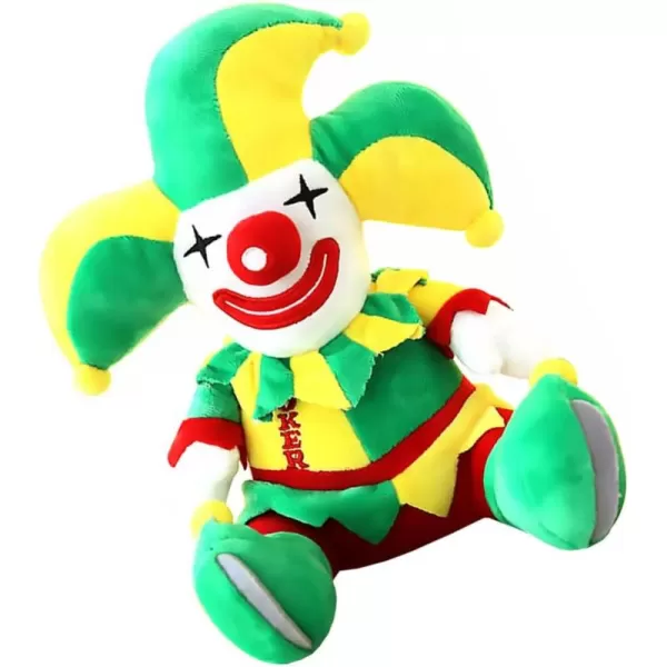 Toyvian Plush Clown Cute Stuffed Clown Doll Green Clown Sleep Pillow Plush Doll Fashion Doll Soft Clown Safe or Desk Decor Household Decoration Plush Clown 11 inches