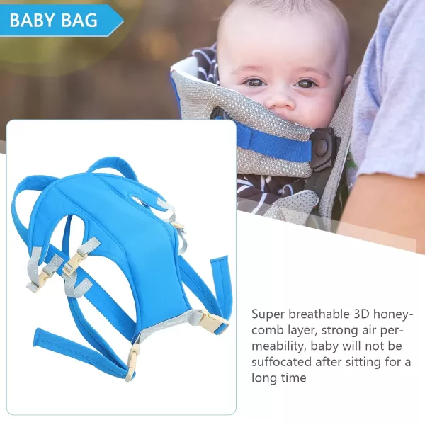 imageNewborn Seat 1pc Baby Carrier Wrap Carrier Backpack Carrier Newborn Polyester Blue Multifunction Stroller Newborn Seat Carrier