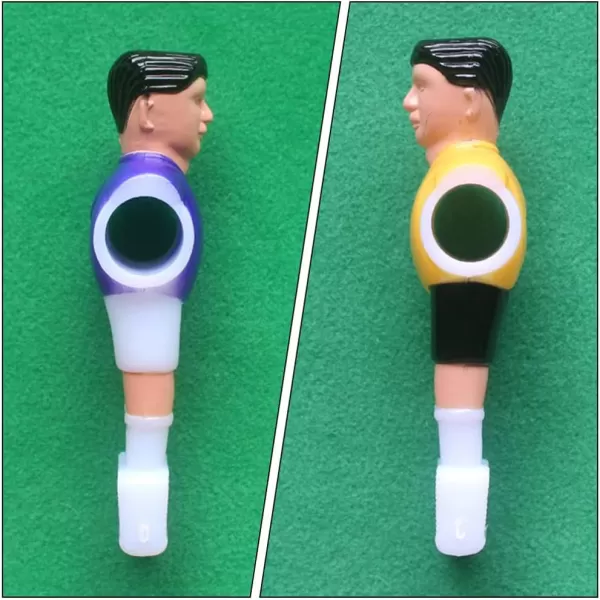 imageTable Football Players 8PCS Foosball Men Replacements Soccer Table Players Plastic Football Parts Tabletop Game Accessories Football Men Player Replacement Parts