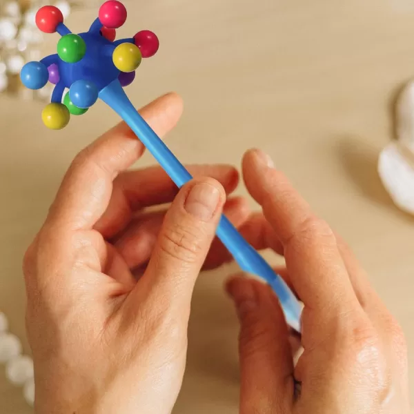 imageToyvian 9pcs Stress Ball Ballpoint Pens Fun Pens Sea Urchin Ballpoint Pen Silly Pens Cute Sea Urchin Shaped Pens Soft Rubber Monster Pens Cartoon Ballpoint Ink Gel Pens Christmas Pen Gifts