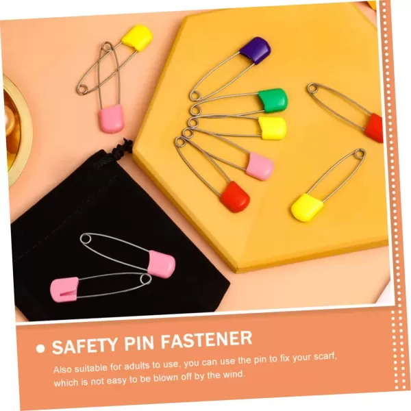 imageToyvian Diaper Pins Baby Diaper Pin Nappy Pin Bibs Safety Pins Head Clothing Pins Child Safety Pins for Clothing