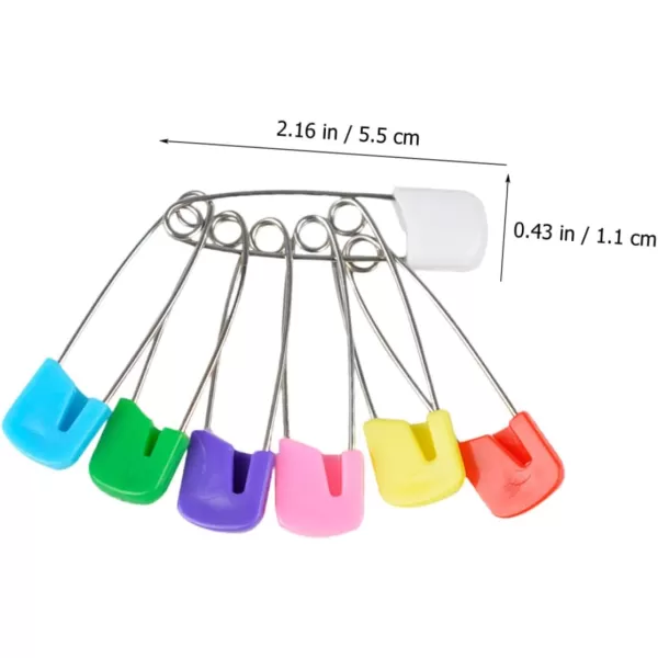 imageToyvian Diaper Pins Baby Diaper Pin Nappy Pin Bibs Safety Pins Head Clothing Pins Child Safety Pins for Clothing