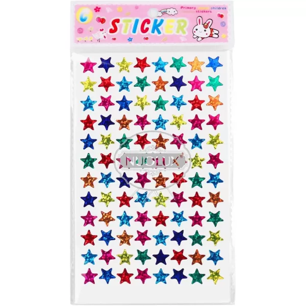 imagePack of 960pcs 1cm Self Adhesive Assorted Colors Shiny Sparkle Star Stickers Students Rewards Teachers Supplies