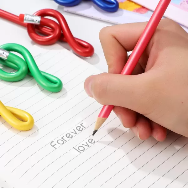 imageToyvian 20 Pcs Music Pencils Colorful Pencils Wooden Treble Clef Pencils Kids Bent Pencil Music Themed Pencils Music Note Pencils Gifts for Students Bulk