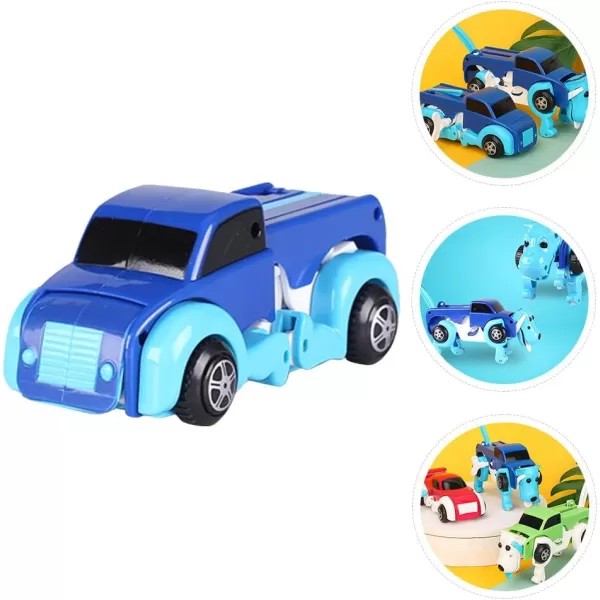 image2 in 1 Dog Transformation Animal Robot Toys Car Transform Vehicles Playsets Clockwork Toy for Kids Toddlers Teens Boys Girls