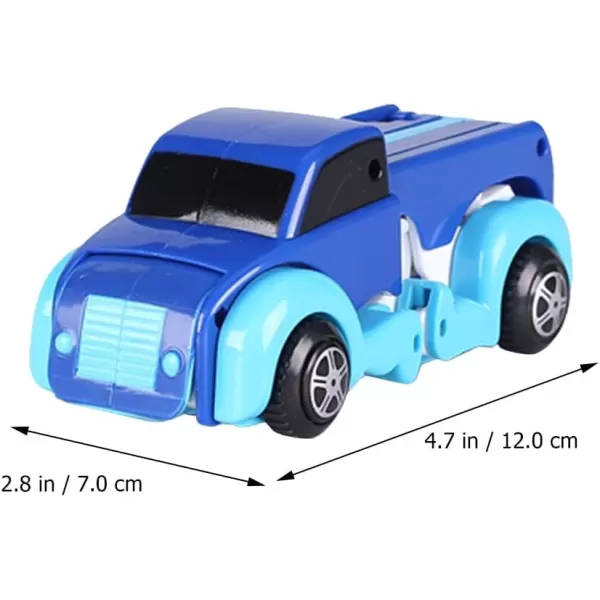 image2 in 1 Dog Transformation Animal Robot Toys Car Transform Vehicles Playsets Clockwork Toy for Kids Toddlers Teens Boys Girls