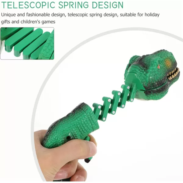 image2PCS Hungry Dinosaur Grabber Hungry Dino Grabber Toys Plastic Dinosaur Hand Puppet Toys Small Dino Figure Dinosaur Hand Puppet Toys Puppet Green Dinosaur Grabber Toys