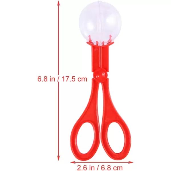 imageTOYANDONA 8pcs Bug Insects Catcher Handy Scoopers Scissors Tongs Tweezers Multifunctional Bug Collection Set for Kids Outdoor Nature Exploration Toy 175cm RedRed