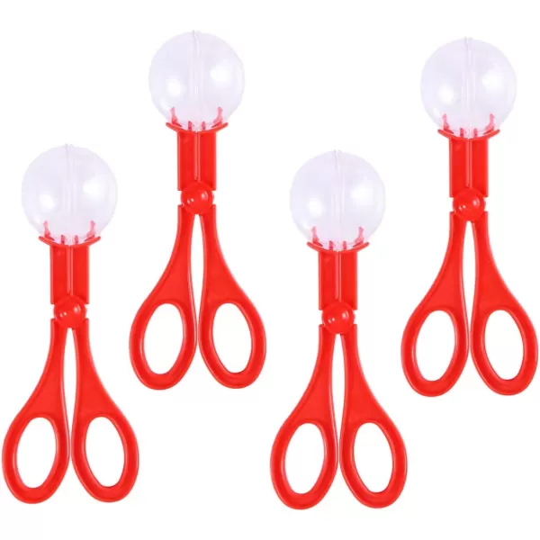 imageTOYANDONA 8pcs Bug Insects Catcher Handy Scoopers Scissors Tongs Tweezers Multifunctional Bug Collection Set for Kids Outdoor Nature Exploration Toy 175cm RedRed