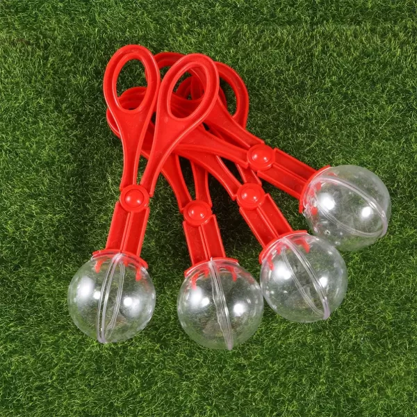 imageTOYANDONA 8pcs Bug Insects Catcher Handy Scoopers Scissors Tongs Tweezers Multifunctional Bug Collection Set for Kids Outdoor Nature Exploration Toy 175cm RedRed