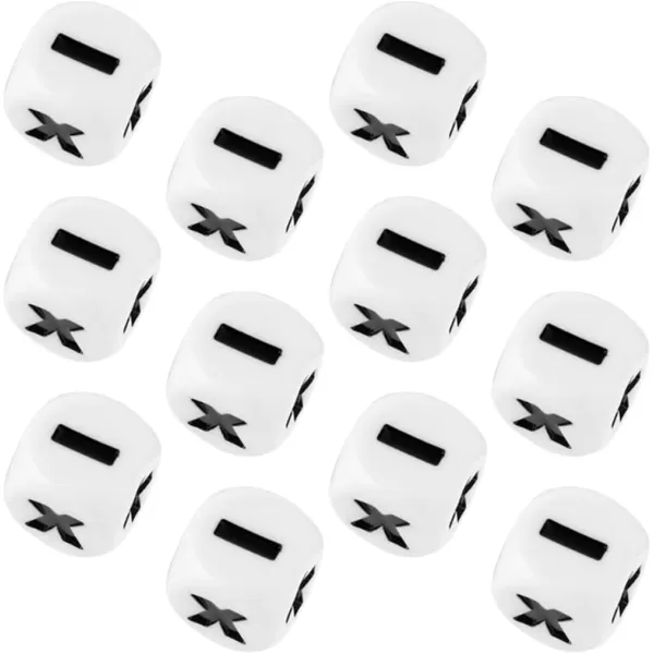 imageToyvian 36pcs Math Kids Sign Tools Dices Classroom Teaching Games Funny Learning Mathematics Minus Games Toy Plus Dice Educational Props Toys Game Playthings Calculation