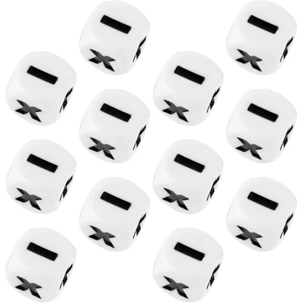 imageToyvian 36pcs Math Kids Sign Tools Dices Classroom Teaching Games Funny Learning Mathematics Minus Games Toy Plus Dice Educational Props Toys Game Playthings Calculation