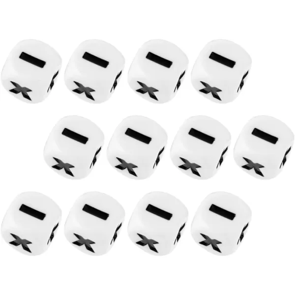 imageToyvian 36pcs Math Kids Sign Tools Dices Classroom Teaching Games Funny Learning Mathematics Minus Games Toy Plus Dice Educational Props Toys Game Playthings Calculation