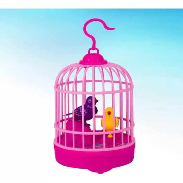 imageToyvian Childrens Toys Chirping Bird in Cage Voice Activated Induction Birds Bird Cage Toy Fluttering Birds Toys Gifts Educational Toy for Kids Children Without Battery Kids Musical ToysPicture 1