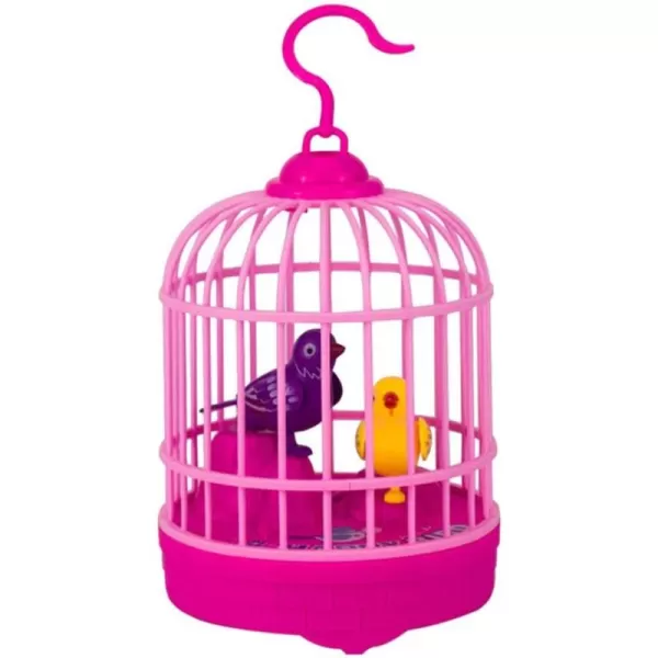 imageToyvian Childrens Toys Chirping Bird in Cage Voice Activated Induction Birds Bird Cage Toy Fluttering Birds Toys Gifts Educational Toy for Kids Children Without Battery Kids Musical ToysPicture 1