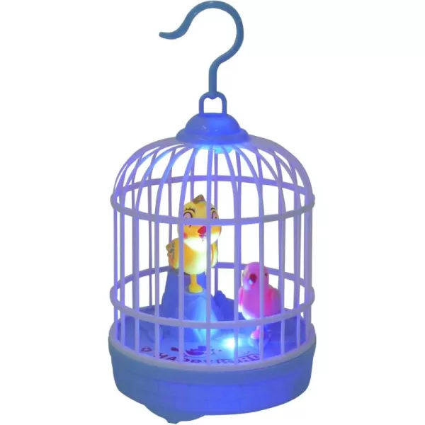 imageToyvian Childrens Toys Chirping Bird in Cage Voice Activated Induction Birds Bird Cage Toy Fluttering Birds Toys Gifts Educational Toy for Kids Children Without Battery Kids Musical ToysPicture 3