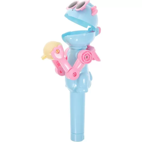 imageToyvian Lollipop Robot Holder Kids Lollipop Candy Box Cartoon Robot Lollipop Holder Popup Lollipop Holder Lollipop Robot Toys Lollipop Robot Toys Novelty Lollipop Holder Blue