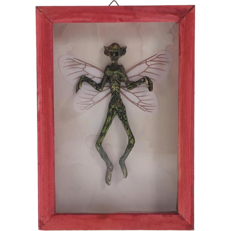 imageDecoration Creepy Skeleton Prop Halloween Horror Portrait Haunted Wall Decoration Creepy Specimen Decor Adorable Specimen Decor Creepy Skeleton Ghost Wood Vampire