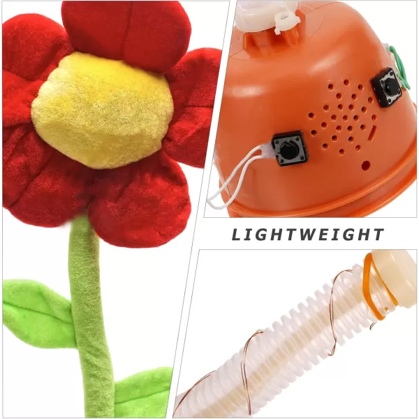 imageDIY Repeating Recording Talking Cactus Sunflower Sing and Dance Toy  Electronic Light up Cactus  Baby Talking Cactus Writhing Flower Light up Toy First Birthday for Boys