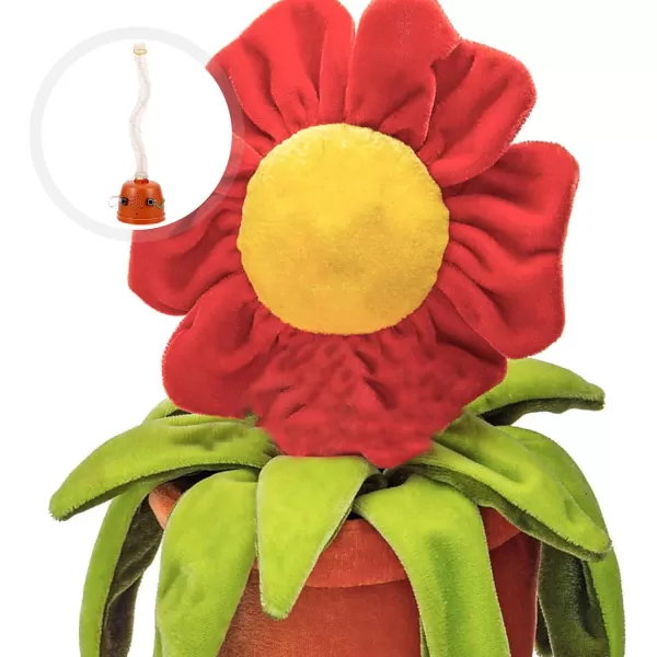 imageDIY Repeating Recording Talking Cactus Sunflower Sing and Dance Toy  Electronic Light up Cactus  Baby Talking Cactus Writhing Flower Light up Toy First Birthday for Boys
