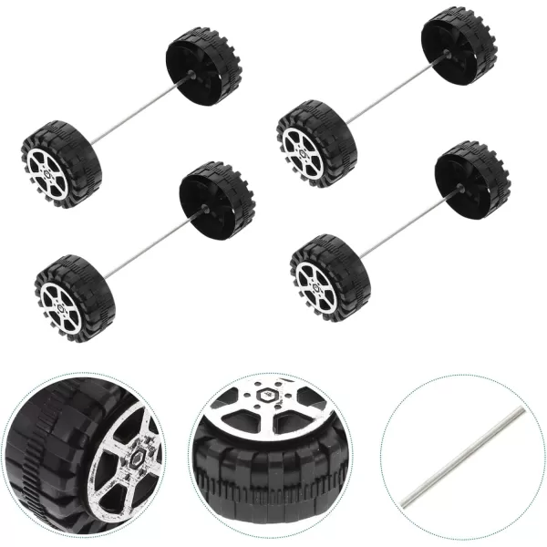 imageToyvian 1 Set Car Crafts Supplies DIY Car Accessories Wheel Toy 100mm