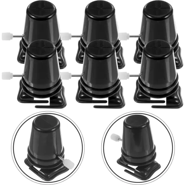 imageToyvian 12 Pcs Clockwork Legged Robot Walking Toy Movement Clockwork Toy Movement Mechanism Robot Toy for Kids Replacement Movement Kids Clockwork Toy Rewind Filler Sports Plastic ChildBlackx2pcs