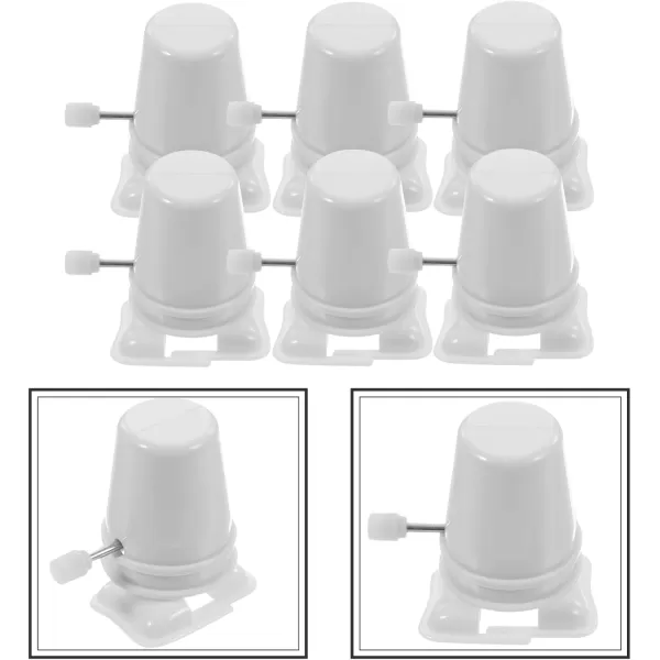 imageToyvian 12Pc Wind Up Toys Movement Clockwork Toys Part Walking Fitting for Wind Up Diy Craft Accessories Parts White