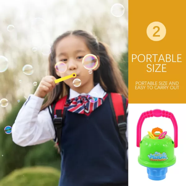 imageToyvian 1PC Bubble Blower for Kids Spillproof Bubble Machine for Kids No Spill Bubble Blower for Kids Playing Without Bubble WaterRandom 22190PVBEPM16M