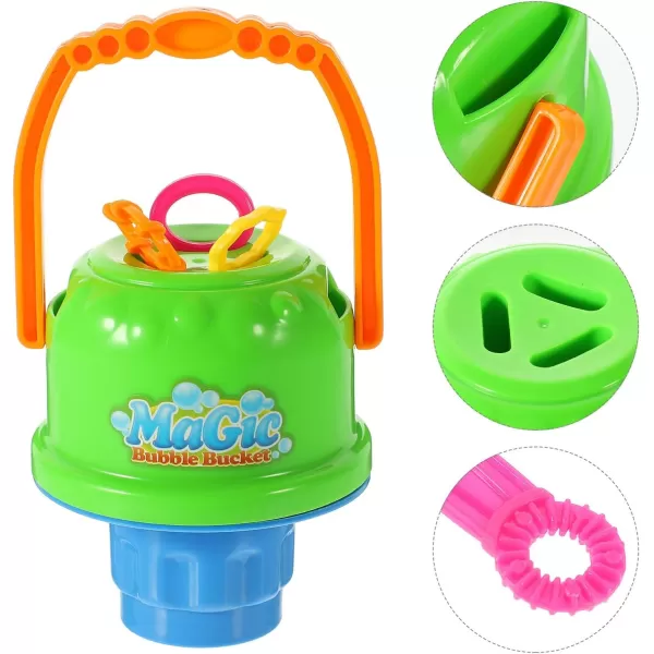 imageToyvian 1PC Bubble Blower for Kids Spillproof Bubble Machine for Kids No Spill Bubble Blower for Kids Playing Without Bubble WaterRandom 22190PVBEPM16M