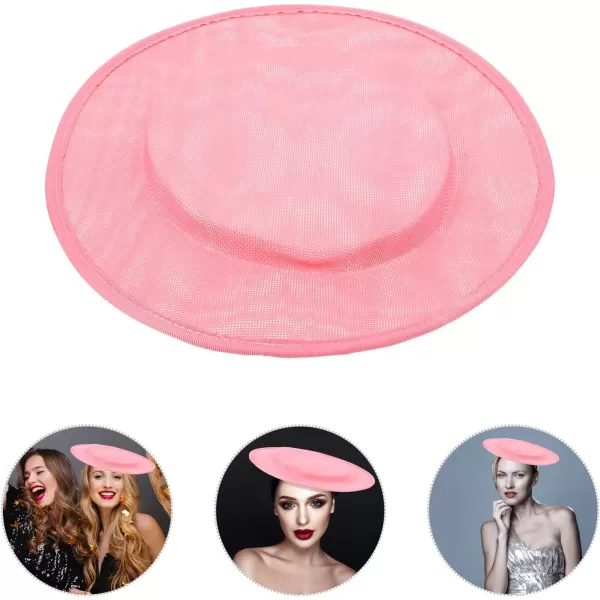 imageToyvian 2 Pack Fascinator Hat Base Church Wedding hat Base Women Sinamay Base Sinamay hat Base Women Sinamay HatPink