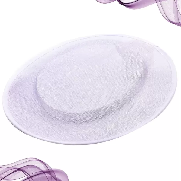 imageToyvian 2 Pack Fascinator Hat Base Church Wedding hat Base Women Sinamay Base Sinamay hat Base Women Sinamay HatWhite