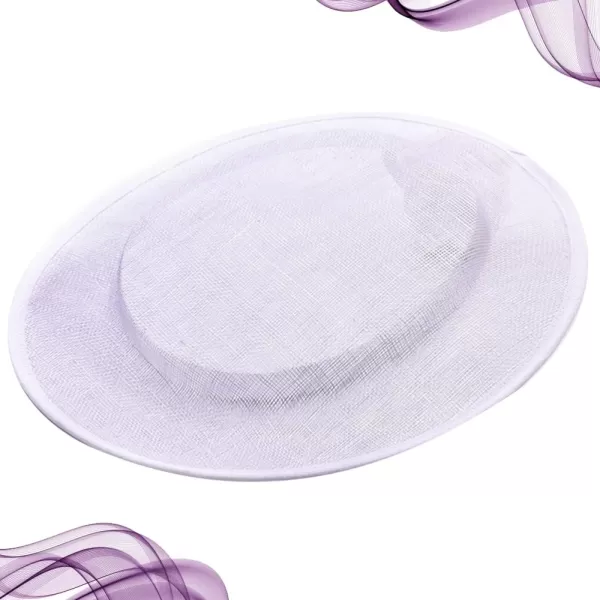 imageToyvian 2 Pack Fascinator Hat Base Church Wedding hat Base Women Sinamay Base Sinamay hat Base Women Sinamay HatWhitex2pcs