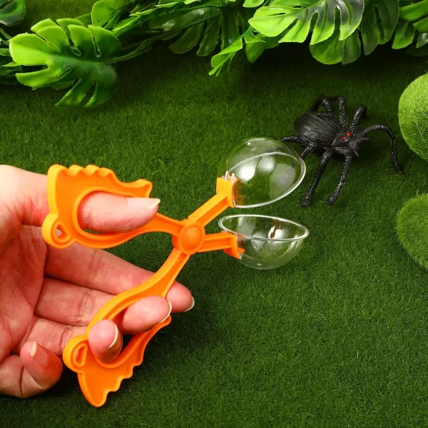 imageToyvian 4PCS Bugs Catcher Insect Catch Scissors for Kids 35 Plastic Bugs Catcher Nature Gifts  Outdoor Explorer Kit