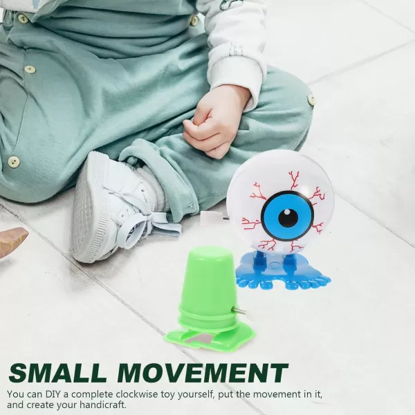 imageToyvian 6pcs Clockwork Legged Robot Kids Clockwork Toy Walking Toy Movement Mechanism DIY Crafts Clockwise Movement Replaceable Part for DIY