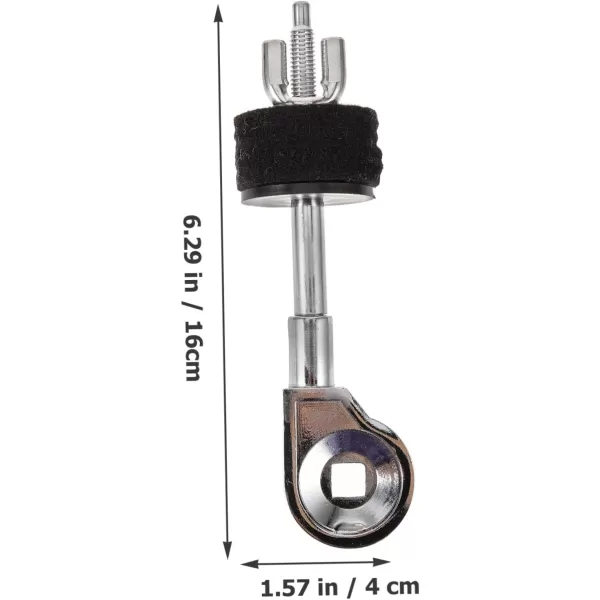 imageToyvian Cymbal Head Cymbal Arm with Rotating Grabber Cymbal Stacker Mount Cymbal Stand Arm Cymbal Boom Attachment Clamp Cymbal Holder Adjustable Legs Metal Connection Clip Drum Kit