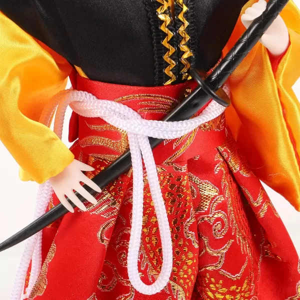 imageToyvian Samurai Figure Collectable Doll Japanese Samurai Statue Action Figurine Ornament Samurai Japanese Figurine Ornament Desktop Decor