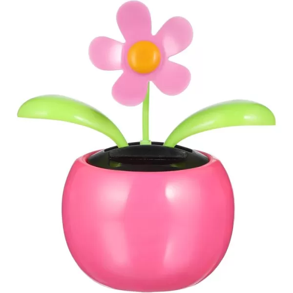 imageCar Decor Dacing Solar Flower in The Pot Solar Powered Solar Dancing Flowers for Car