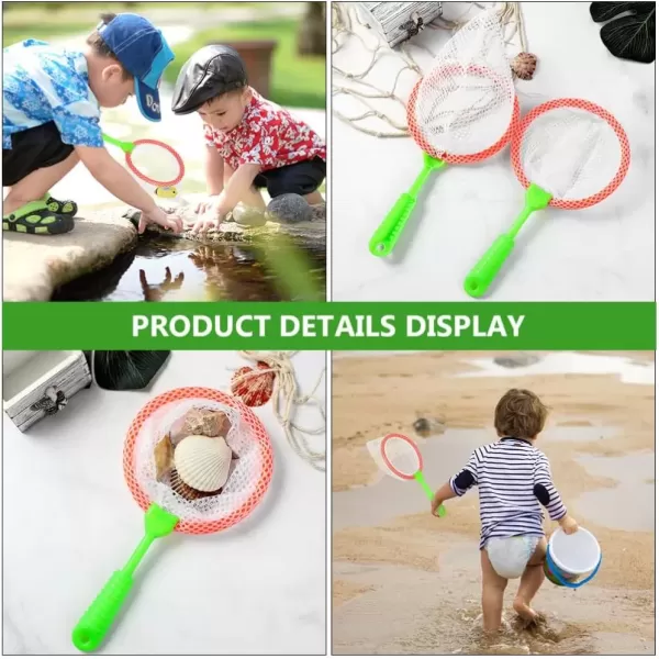 image14pcs Fishing Nets Plastic Mesh Butterfly Net Catch Net Mesh Fish Nets for Random Color