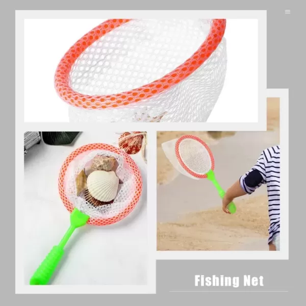 image14pcs Fishing Nets Plastic Mesh Butterfly Net Catch Net Mesh Fish Nets for Random Color