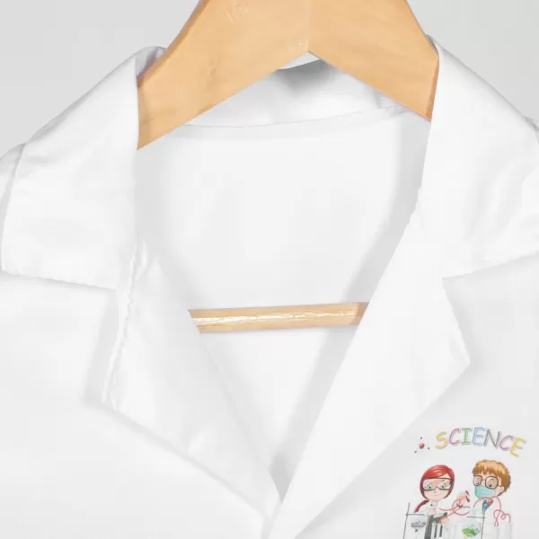 imageToyvian Kids Lab Coat Scientist Outfit Kids Lab Coat for Boys or Girls Kids Scientist Costume Scientist DressUp Set Scientist Role Play Costume for Ages 3 Up