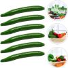 imageToyvian 12 Pcs Artificial Artificial Green Cucumber Foam Cucumber Model Toy Fake Foam Vegetable Cucumber Foam Lifelike