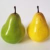 imageToyvian 4pcs Fake Pears Artificial Fruits Artificial Vivid Green Pears for Home Fruit Shop Supermarket Desk Office Restaurant Decorations Props