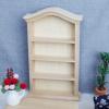 imageToyvian Dollhouse Wooden Bookshelf Doll Miniature Furniture Mini Bookshelf Dollhouse Shelf Dollhouse Cabinet Scene Miniature House Bookcase Fairy Cabinet Miniature Dollhouse Accessories 112Light Yellow