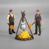 imageToyvian Office Decor Miniature Miniature 1 Set Miniature Mini fire Pit Accessory Miniature Camping kit Doll House Camping kit Camping Figurine 3D Miniatures