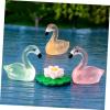 imageToyvian 30Pcs Accessories miniature resin lawn statuette Flamingo Party Decorations Tiny Flamingo Decor Mini Flamingo Statue decorate Small animals small toy Garden Flamingo Figurine