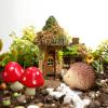 imageToyvian 1 Set Resin Fairy Garden Accessories 2 Hedgehogs and 4 Mushrooms Garden Decoration Mini Resin Animals Figures Landscape Figurines for Miniatures Garden Decorative Ornaments