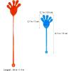 imageToyvian 16pcs Sticky Hands Toy Colored Sticky Finger Toys Funny Slappy Hands Sticky Hands Bulk Stretchy Hands for Wall Kids Party Favors Classroom Prizes Christmas Easter Day Goodie Bags