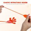 imageToyvian 16pcs Sticky Hands Toy Colored Sticky Finger Toys Funny Slappy Hands Sticky Hands Bulk Stretchy Hands for Wall Kids Party Favors Classroom Prizes Christmas Easter Day Goodie Bags