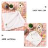 imageToyvian 2pcs Bear Lovey Baby Security Blanket with Plush Stuffed Animal Bear Soothing Toy Towels Personalized Baby Blanket for Newborn Babies Sleep Soothing