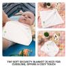 imageToyvian 2pcs Bear Lovey Baby Security Blanket with Plush Stuffed Animal Bear Soothing Toy Towels Personalized Baby Blanket for Newborn Babies Sleep Soothing